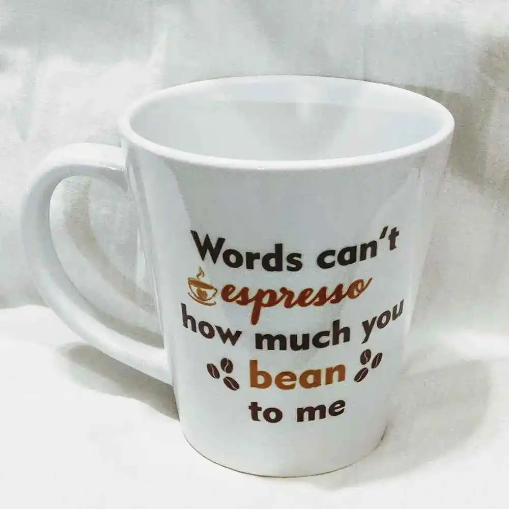 Buy conical shape coffee lover mug online in India